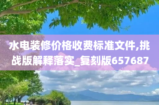 水电装修价格收费标准文件,挑战版解释落实_复刻版657687