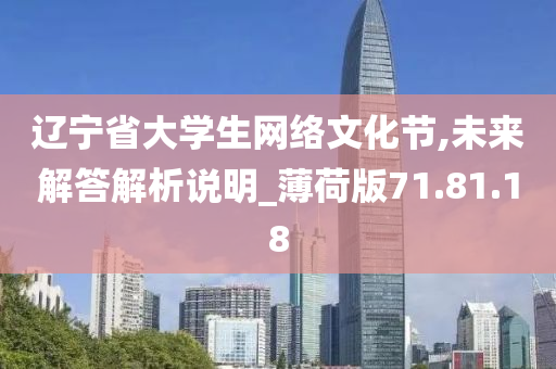 辽宁省大学生网络文化节,未来解答解析说明_薄荷版71.81.18