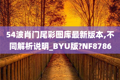 54波肖门尾彩图库最新版本,不同解析说明_BYU版?NF8786