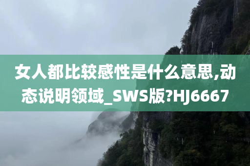 女人都比较感性是什么意思,动态说明领域_SWS版?HJ6667