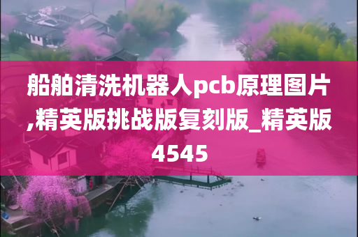 船舶清洗机器人pcb原理图片,精英版挑战版复刻版_精英版4545