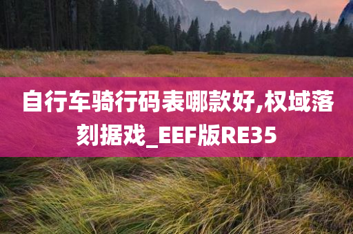 自行车骑行码表哪款好,权域落刻据戏_EEF版RE35