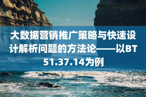 大数据营销推广策略与快速设计解析问题的方法论——以BT51.37.14为例