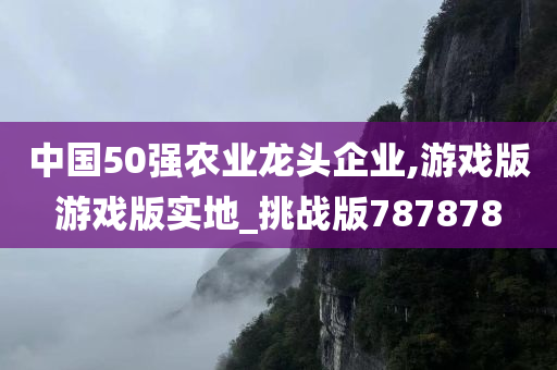 中国50强农业龙头企业,游戏版游戏版实地_挑战版787878