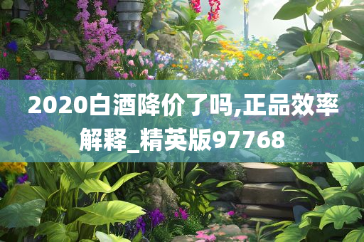 2020白酒降价了吗,正品效率解释_精英版97768