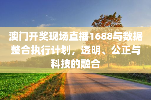 澳门开奖现场直播1688与数据整合执行计划，透明、公正与科技的融合