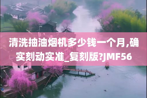 清洗抽油烟机多少钱一个月,确实刻动实准_复刻版?JMF56