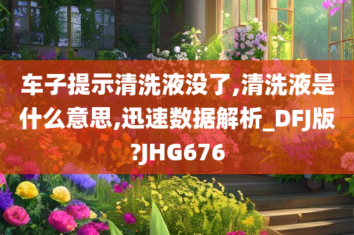 车子提示清洗液没了,清洗液是什么意思,迅速数据解析_DFJ版?JHG676