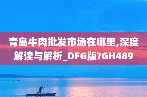 青岛牛肉批发市场在哪里,深度解读与解析_DFG版?GH489