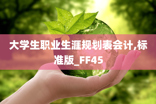 大学生职业生涯规划表会计,标准版_FF45