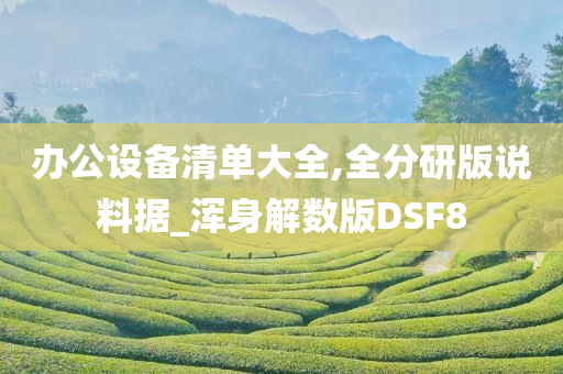 办公设备清单大全,全分研版说料据_浑身解数版DSF8