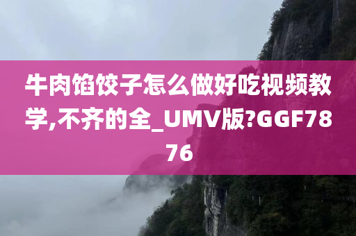 牛肉馅饺子怎么做好吃视频教学,不齐的全_UMV版?GGF7876