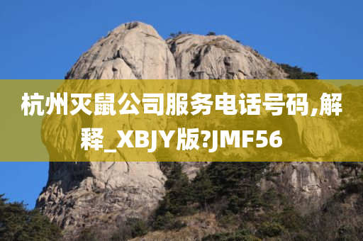 杭州灭鼠公司服务电话号码,解释_XBJY版?JMF56