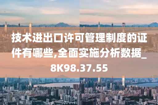 技术进出口许可管理制度的证件有哪些,全面实施分析数据_8K98.37.55