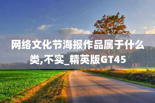 网络文化节海报作品属于什么类,不实_精英版GT45