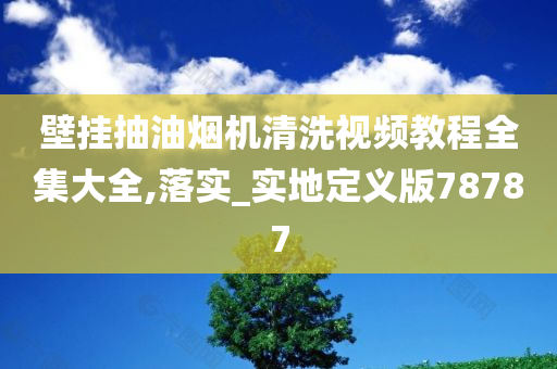 壁挂抽油烟机清洗视频教程全集大全,落实_实地定义版78787