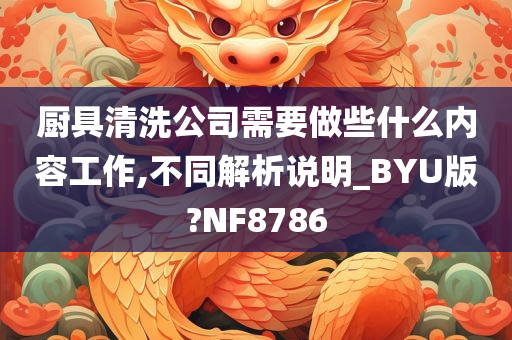 厨具清洗公司需要做些什么内容工作,不同解析说明_BYU版?NF8786