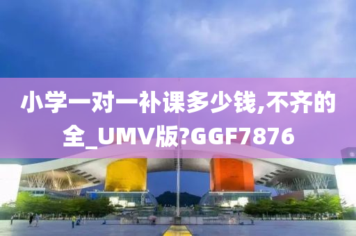 小学一对一补课多少钱,不齐的全_UMV版?GGF7876