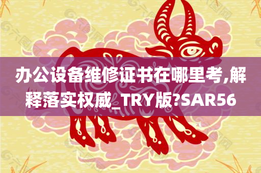 办公设备维修证书在哪里考,解释落实权威_TRY版?SAR56