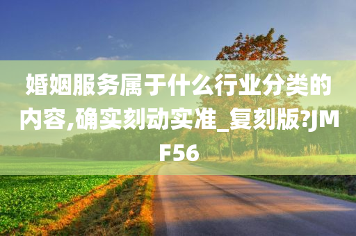 婚姻服务属于什么行业分类的内容,确实刻动实准_复刻版?JMF56