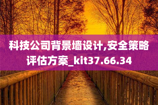 科技公司背景墙设计,安全策略评估方案_kit37.66.34