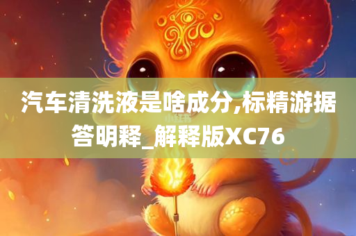 汽车清洗液是啥成分,标精游据答明释_解释版XC76