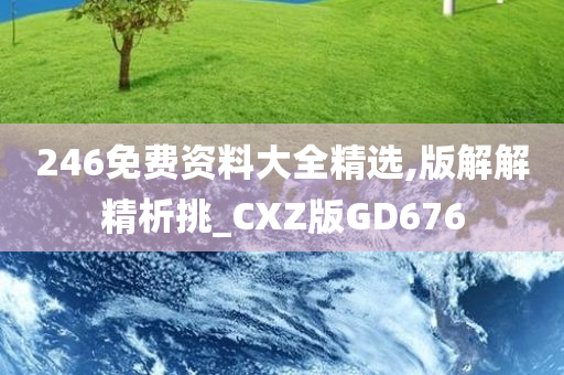 246免费资料大全精选,版解解精析挑_CXZ版GD676