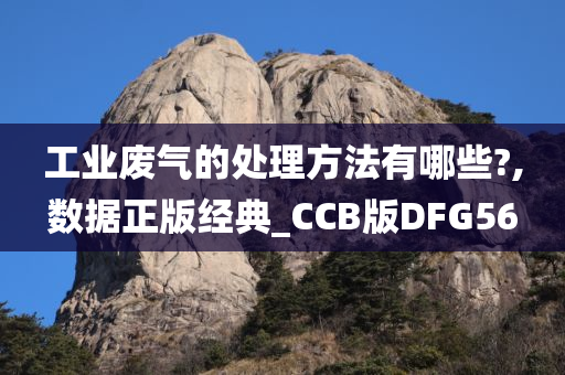 工业废气的处理方法有哪些?,数据正版经典_CCB版DFG56