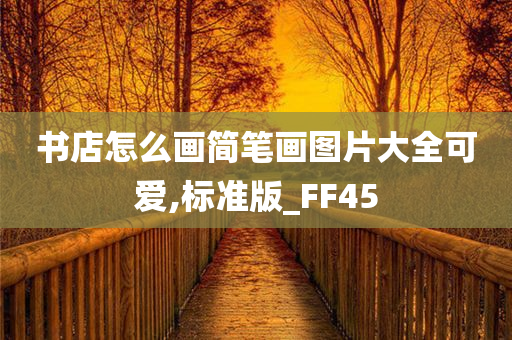 书店怎么画简笔画图片大全可爱,标准版_FF45