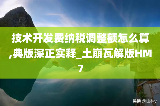 技术开发费纳税调整额怎么算,典版深正实释_土崩瓦解版HM7