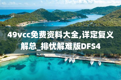 49vcc免费资料大全,详定复义解总_排忧解难版DFS4