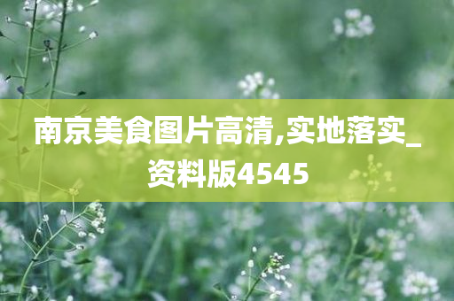 南京美食图片高清,实地落实_资料版4545