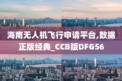 海南无人机飞行申请平台,数据正版经典_CCB版DFG56