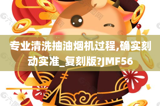 专业清洗抽油烟机过程,确实刻动实准_复刻版?JMF56