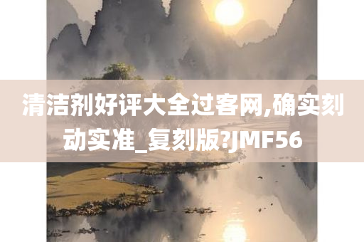 清洁剂好评大全过客网,确实刻动实准_复刻版?JMF56