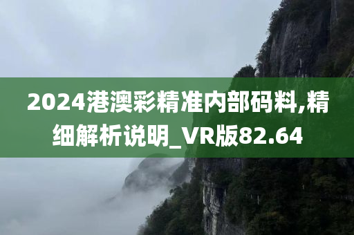 2024港澳彩精准内部码料,精细解析说明_VR版82.64