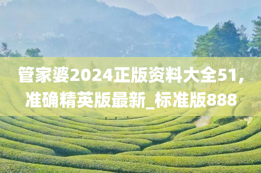 管家婆2024正版资料大全51,准确精英版最新_标准版888