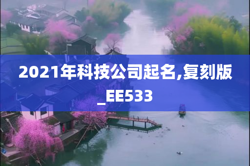 2021年科技公司起名,复刻版_EE533