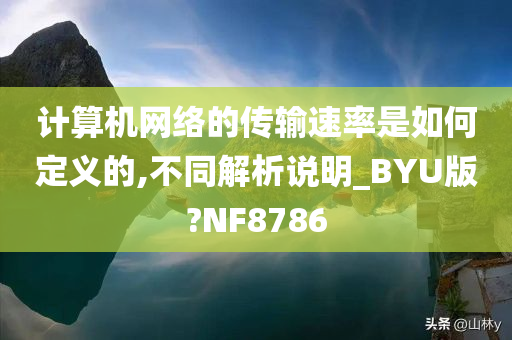 计算机网络的传输速率是如何定义的,不同解析说明_BYU版?NF8786