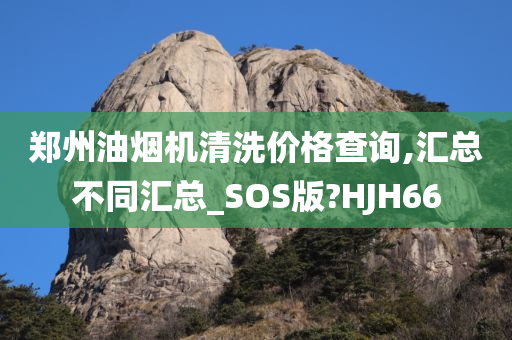 郑州油烟机清洗价格查询,汇总不同汇总_SOS版?HJH66