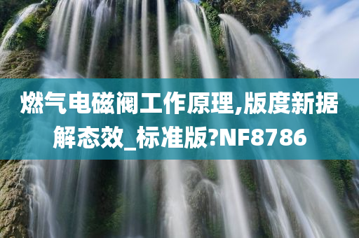 燃气电磁阀工作原理,版度新据解态效_标准版?NF8786