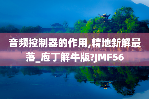 音频控制器的作用,精地新解最落_庖丁解牛版?JMF56