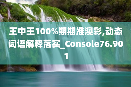 王中王100%期期准澳彩,动态词语解释落实_Console76.901