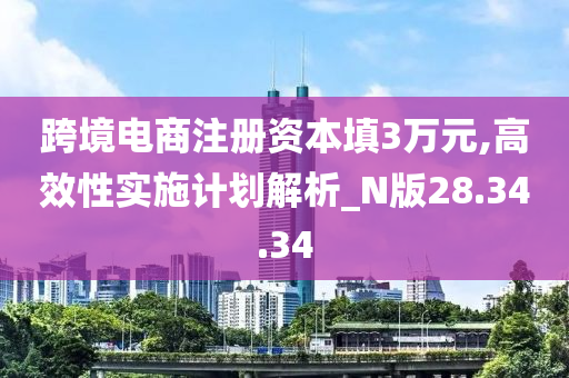 跨境电商注册资本填3万元,高效性实施计划解析_N版28.34.34