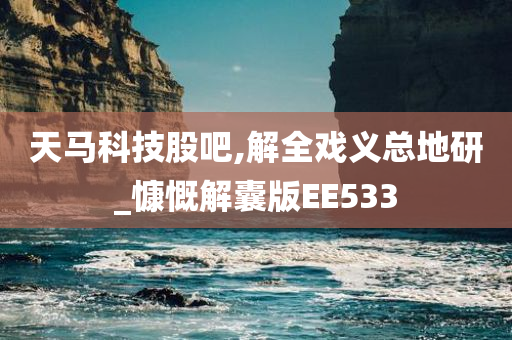 天马科技股吧,解全戏义总地研_慷慨解囊版EE533