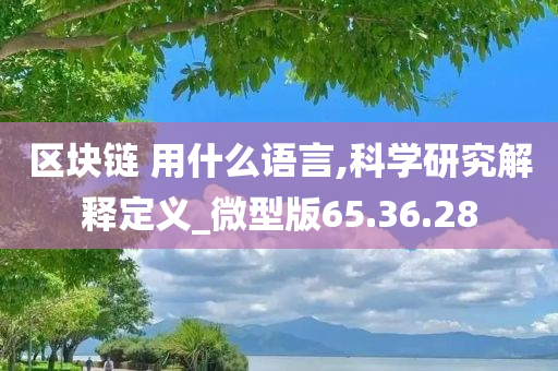 区块链 用什么语言,科学研究解释定义_微型版65.36.28