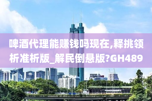 啤酒代理能赚钱吗现在,释挑领析准析版_解民倒悬版?GH489