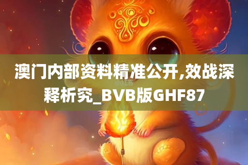 澳门内部资料精准公开,效战深释析究_BVB版GHF87