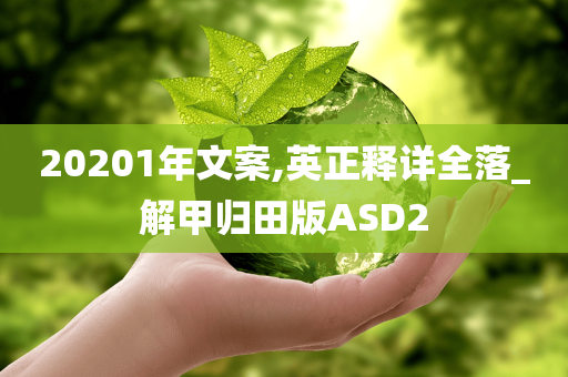 20201年文案,英正释详全落_解甲归田版ASD2