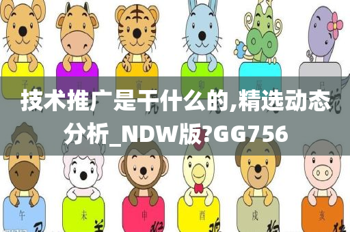 技术推广是干什么的,精选动态分析_NDW版?GG756